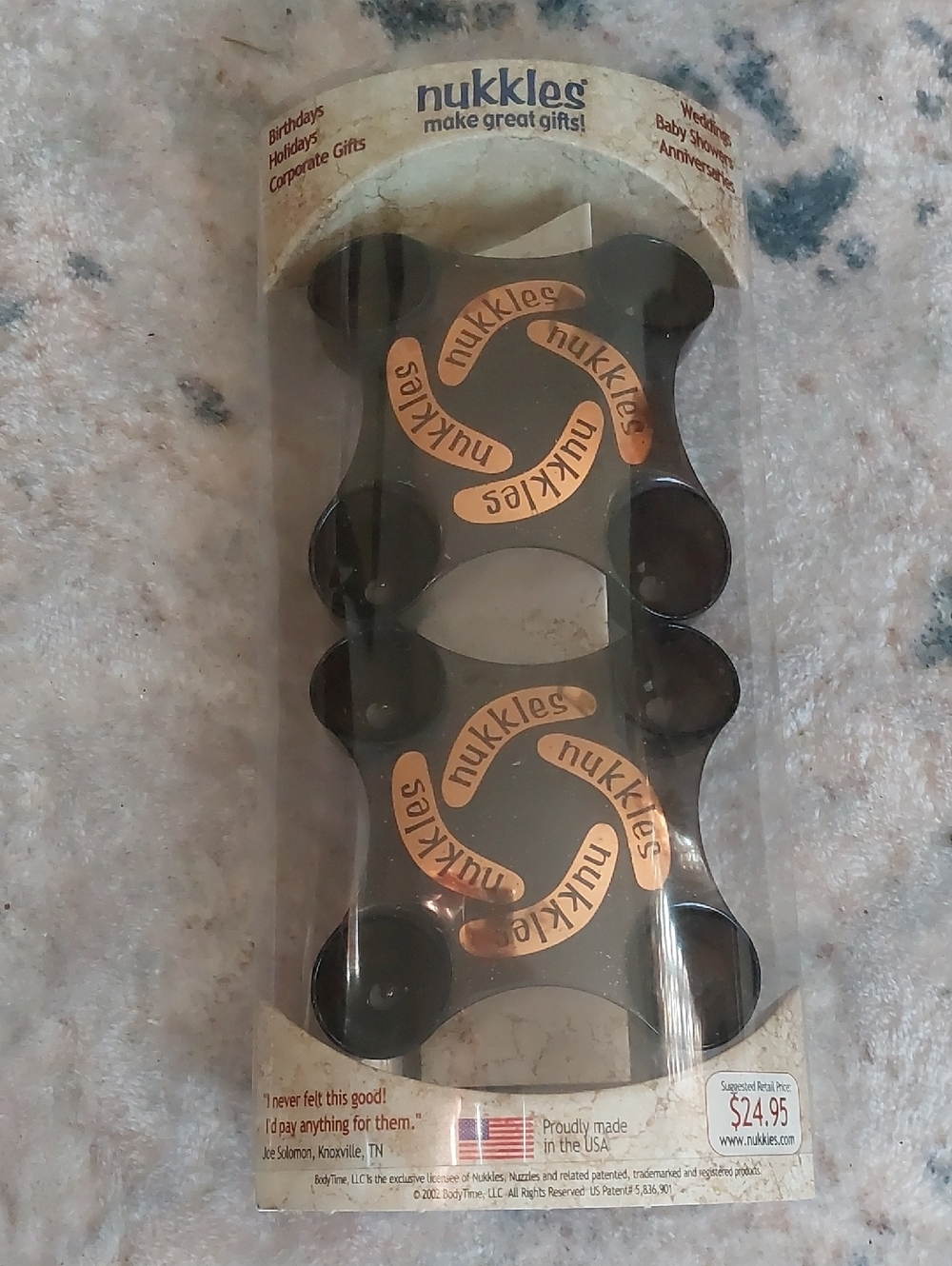 Nukkles hand-held massager set Knuckles